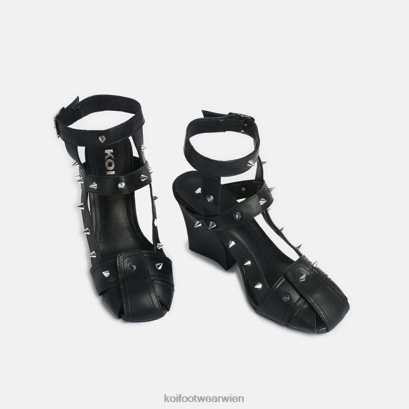 Ferse | Koi Footwear Chaos Blades Riemchensandaletten B6R0434 Schwarz Frauen