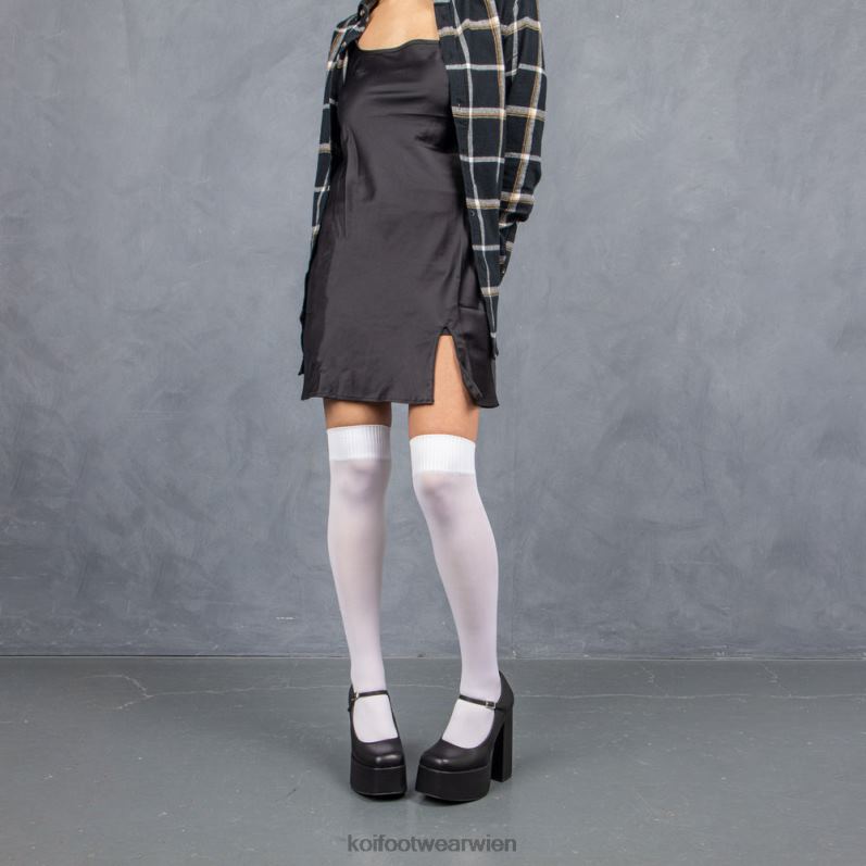 Ferse | Koi Footwear Dunkelblühende Plateau-Absätze B6R0445 Schwarz Frauen