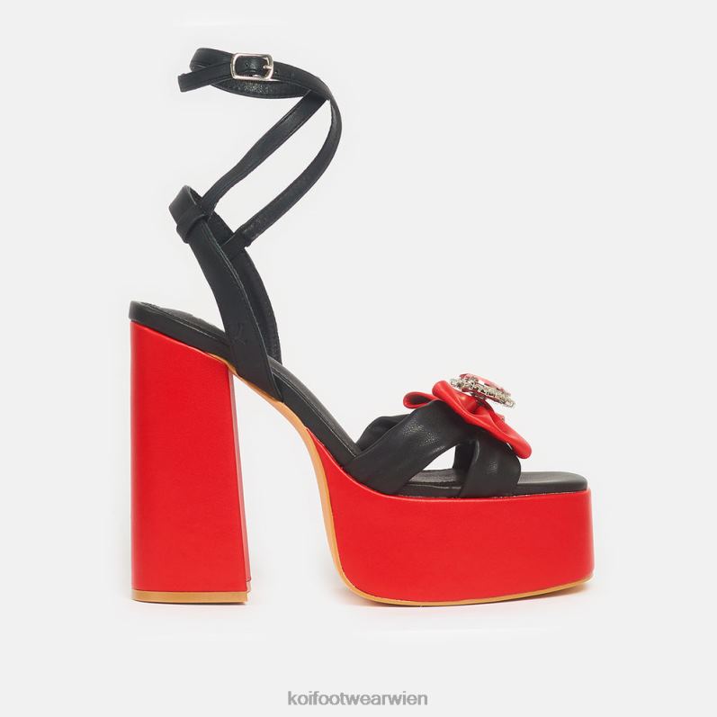 Ferse | Koi Footwear Hingebungsvolle Prinzessinnen-Plateau-Absätze B6R0439 Schwarz Frauen