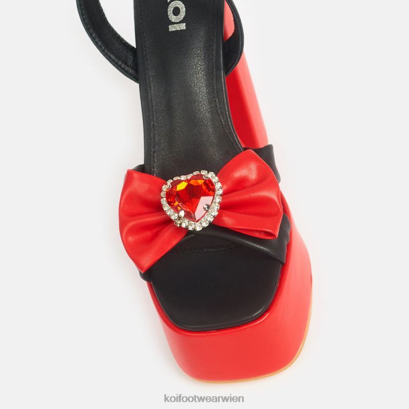 Ferse | Koi Footwear Hingebungsvolle Prinzessinnen-Plateau-Absätze B6R0439 Schwarz Frauen