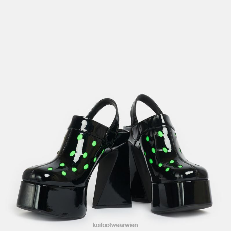 Ferse | Koi Footwear Neon-Alien-Absätze mit galaktischem Boom B6R0438 Schwarz Frauen