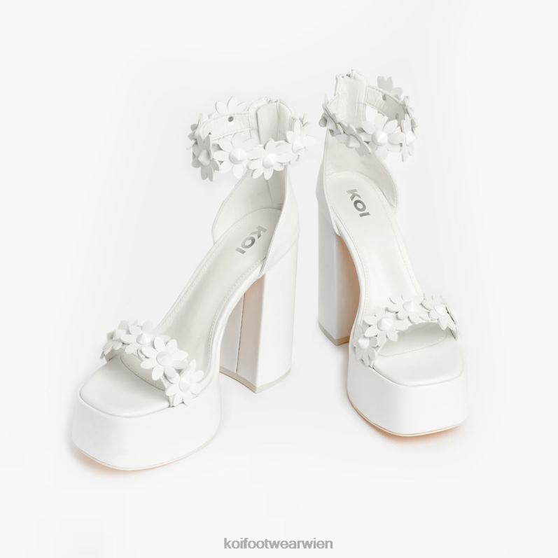 Ferse | Koi Footwear ein geheimes Schneeglöckchen-Arrangement mit Absätzen B6R0449 Weiß Frauen