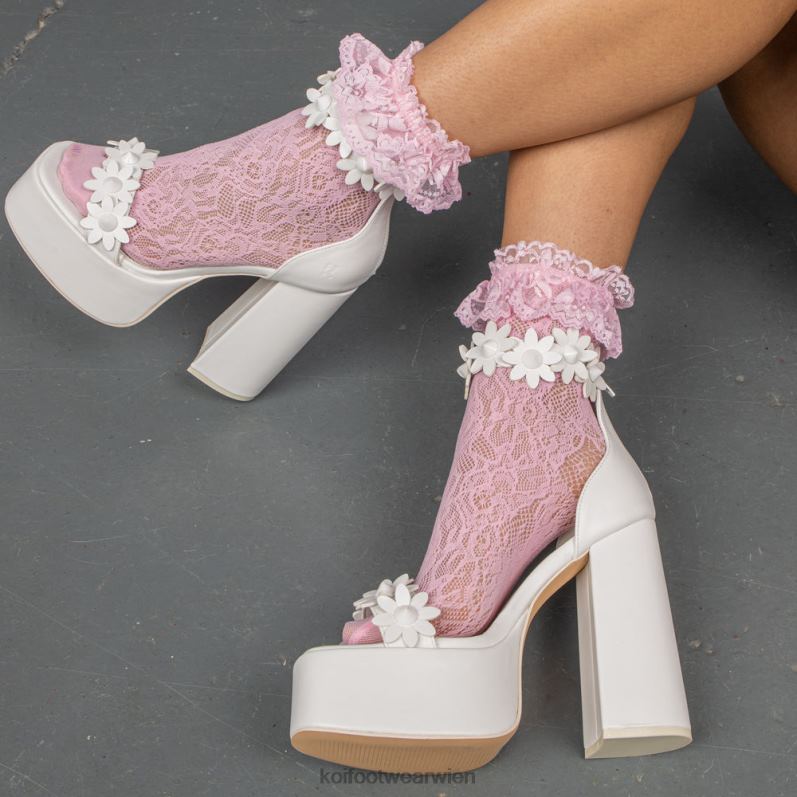 Ferse | Koi Footwear ein geheimes Schneeglöckchen-Arrangement mit Absätzen B6R0449 Weiß Frauen