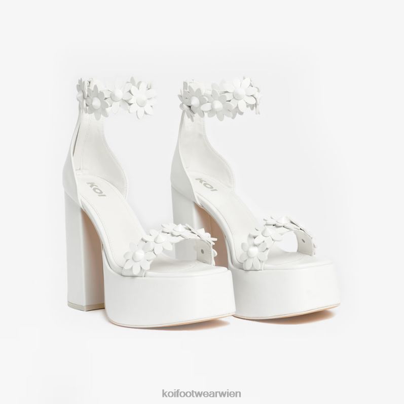 Ferse | Koi Footwear ein geheimes Schneeglöckchen-Arrangement mit Absätzen B6R0449 Weiß Frauen