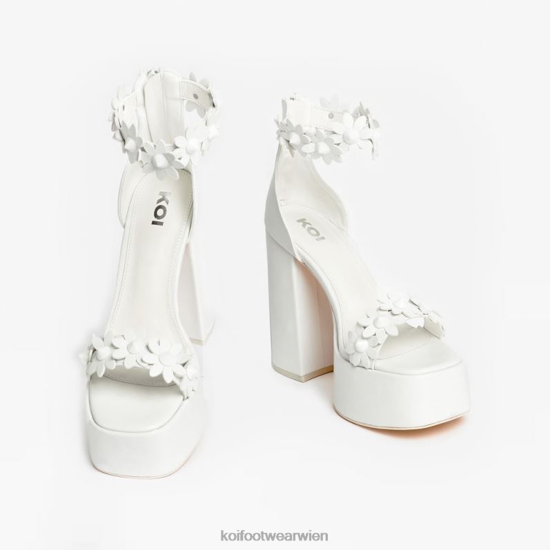 Ferse | Koi Footwear ein geheimes Schneeglöckchen-Arrangement mit Absätzen B6R0449 Weiß Frauen