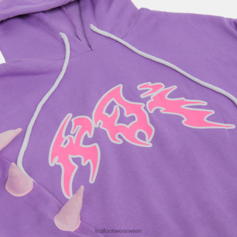 Kleidung Koi Footwear Yami-Kapuzenpullover B6R04158 lila Frauen
