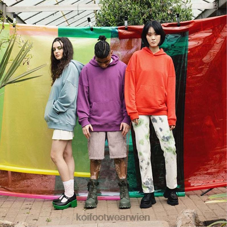 Kleidung Koi Footwear Übergroßer Kapuzenpullover „Orchid Burst“. B6R04163 lila Frauen