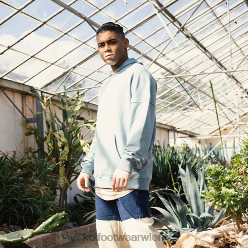 Kleidung Koi Footwear Übergroßer Kapuzenpullover mit Walbeere B6R04165 Blau Frauen