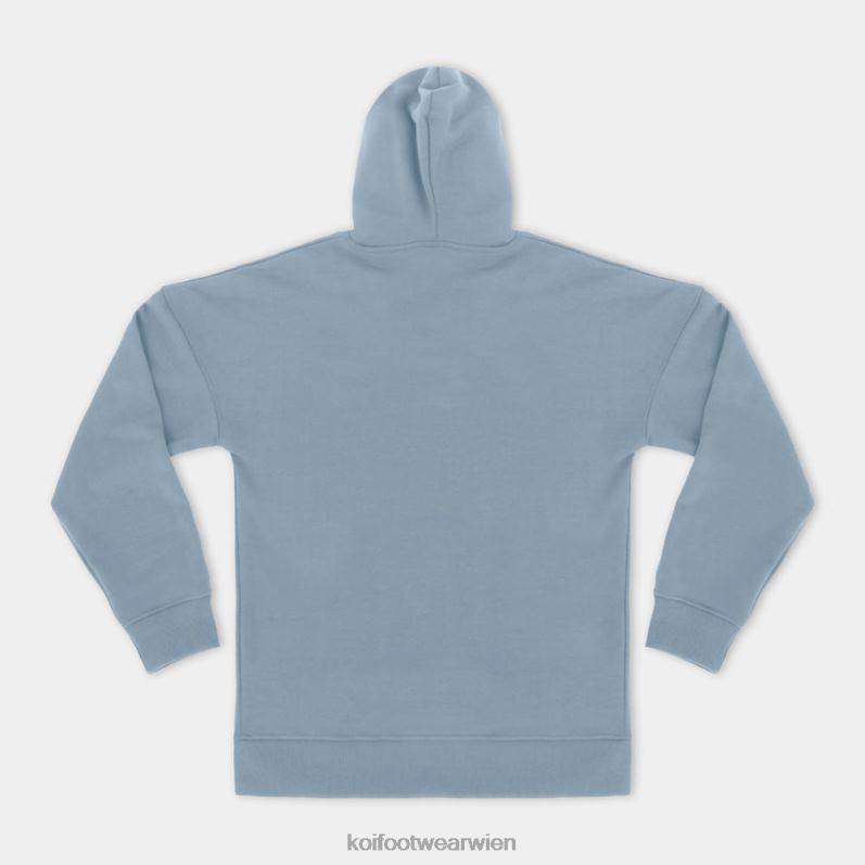 Kleidung Koi Footwear Übergroßer Kapuzenpullover mit Walbeere B6R04165 Blau Frauen