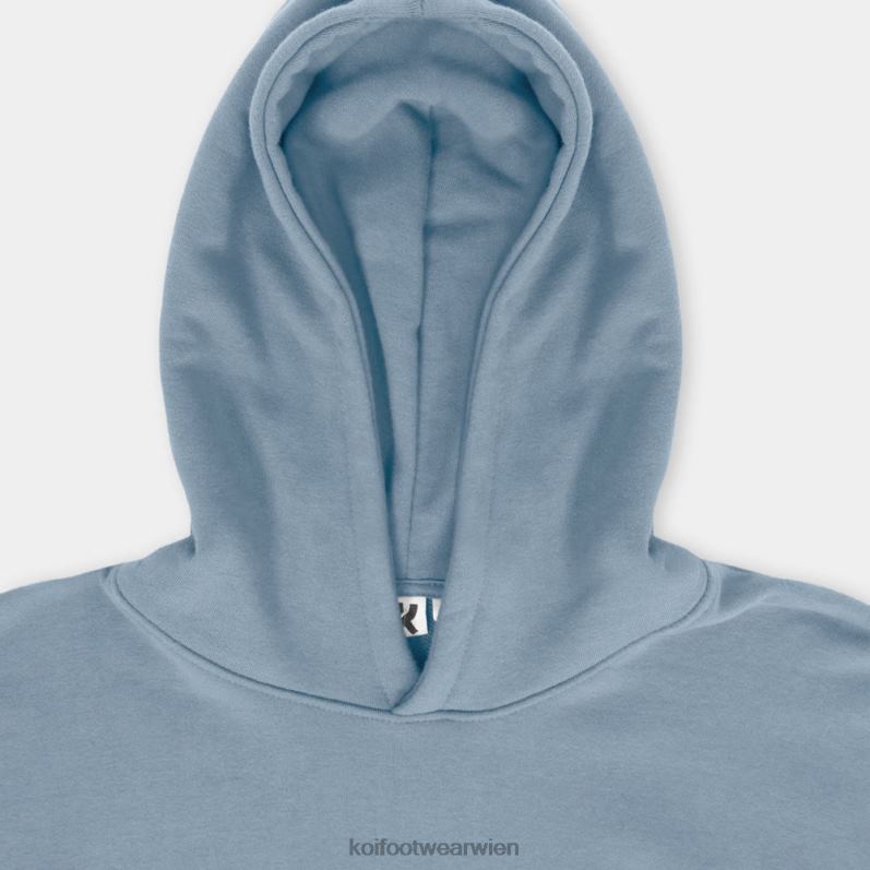 Kleidung Koi Footwear Übergroßer Kapuzenpullover mit Walbeere B6R04165 Blau Frauen