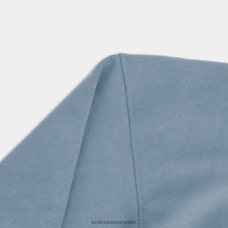 Kleidung Koi Footwear Übergroßer Kapuzenpullover mit Walbeere B6R04165 Blau Frauen