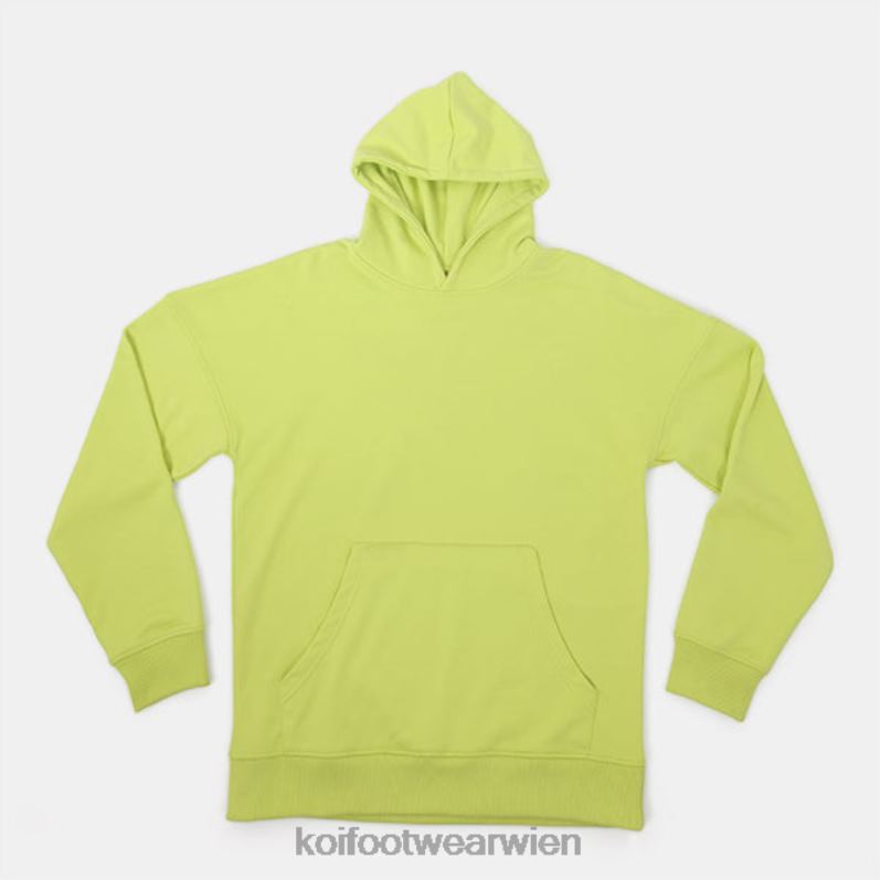 Kleidung Koi Footwear Übergroßer Kapuzenpullover mit eingelegtem Schleim B6R04164 Grün Frauen