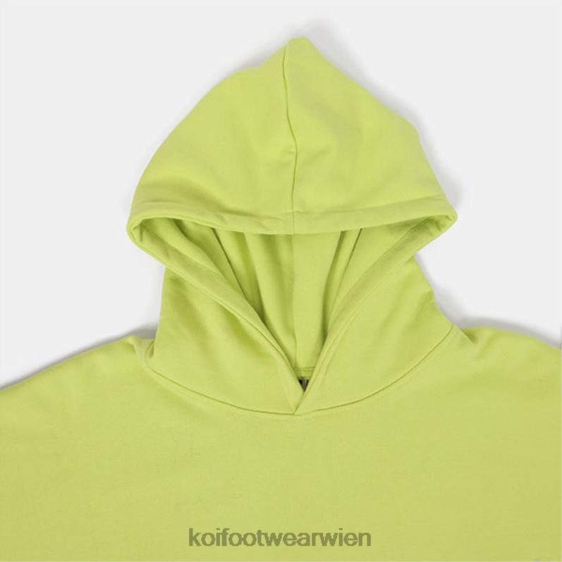 Kleidung Koi Footwear Übergroßer Kapuzenpullover mit eingelegtem Schleim B6R04164 Grün Frauen