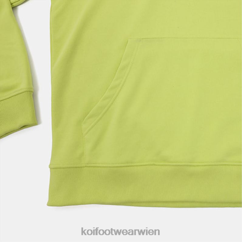 Kleidung Koi Footwear Übergroßer Kapuzenpullover mit eingelegtem Schleim B6R04164 Grün Frauen