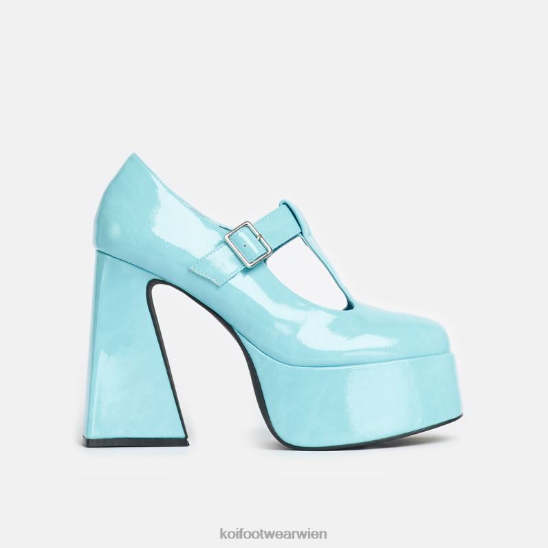 Mary-Jane-Schuh | Koi Footwear Bubblegum Burst High Heels Mary Janes B6R048 Blau Frauen