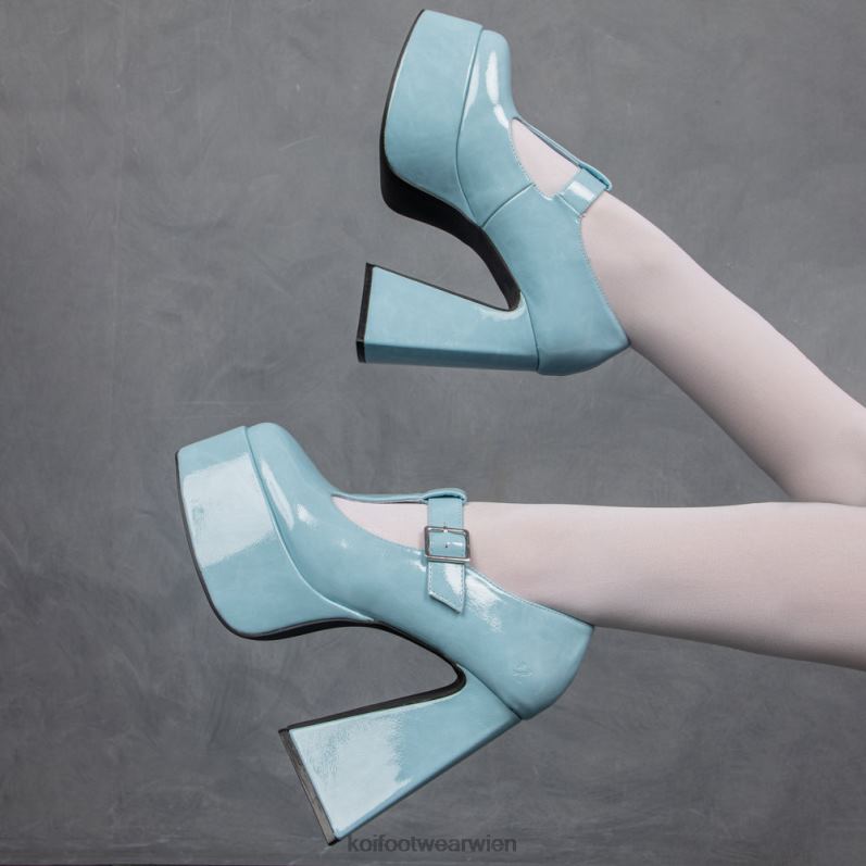 Mary-Jane-Schuh | Koi Footwear Bubblegum Burst High Heels Mary Janes B6R048 Blau Frauen