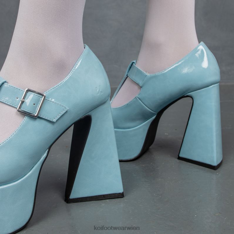 Mary-Jane-Schuh | Koi Footwear Bubblegum Burst High Heels Mary Janes B6R048 Blau Frauen