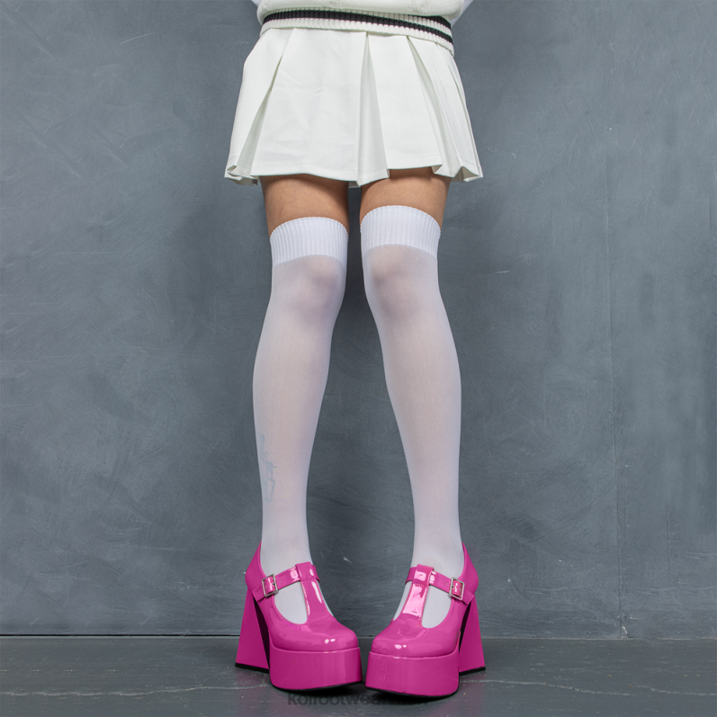 Mary-Jane-Schuh | Koi Footwear Himbeer-Ripple-Mary-Janes mit Absatz B6R047 Rosa Frauen