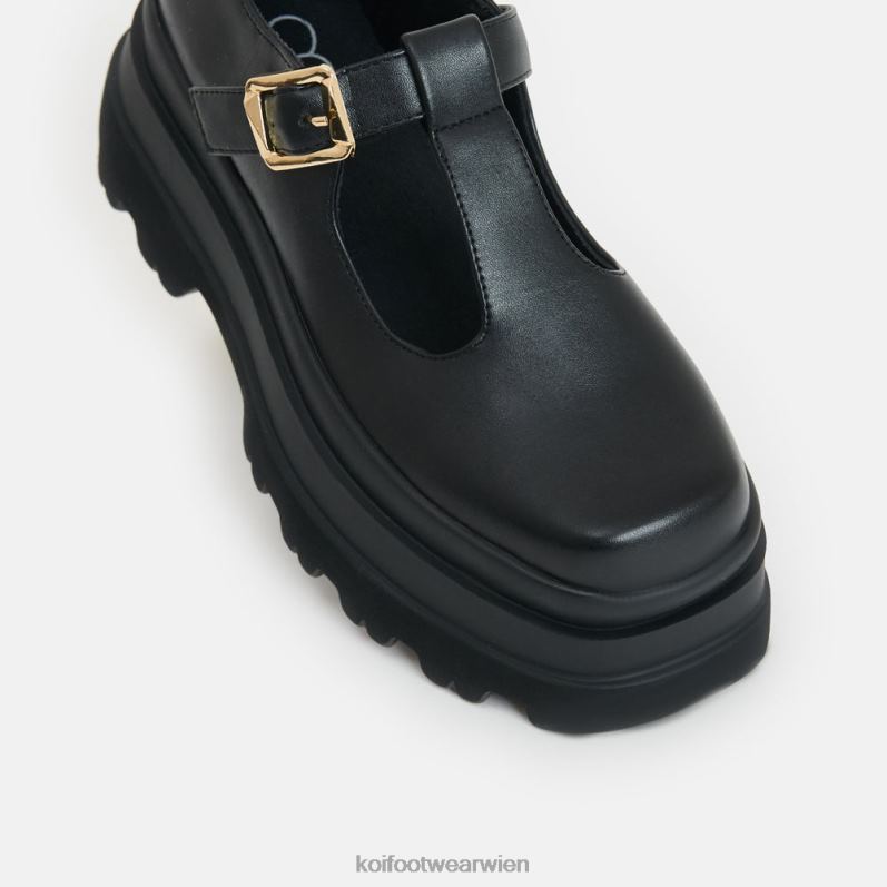 Mary-Jane-Schuh | Koi Footwear Silent Amity Trident Plattform Mary Janes B6R0415 Schwarz Frauen