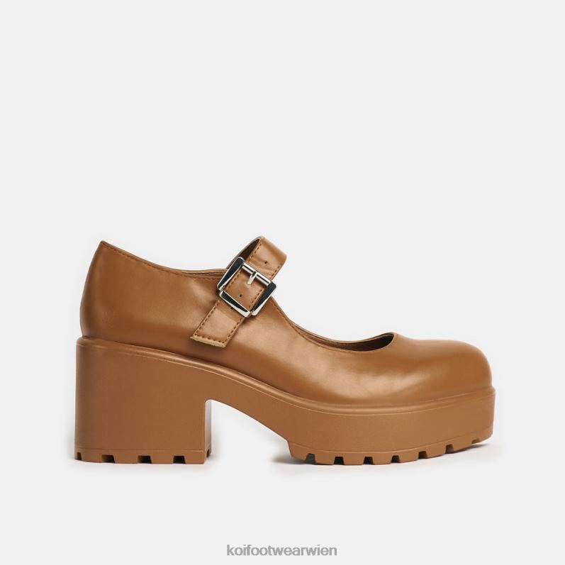 Mary-Jane-Schuh | Koi Footwear Tira Mary Janes Burnt Edition B6R0412 orange Frauen