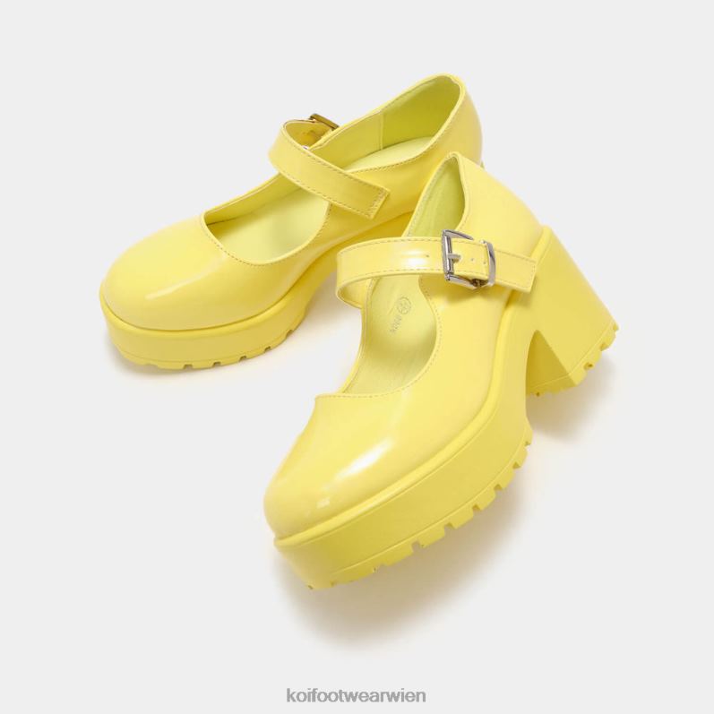 Mary-Jane-Schuh | Koi Footwear Tira Mary Janes Sunshine Edition B6R0411 Gelb Frauen