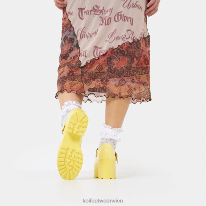 Mary-Jane-Schuh | Koi Footwear Tira Mary Janes Sunshine Edition B6R0411 Gelb Frauen