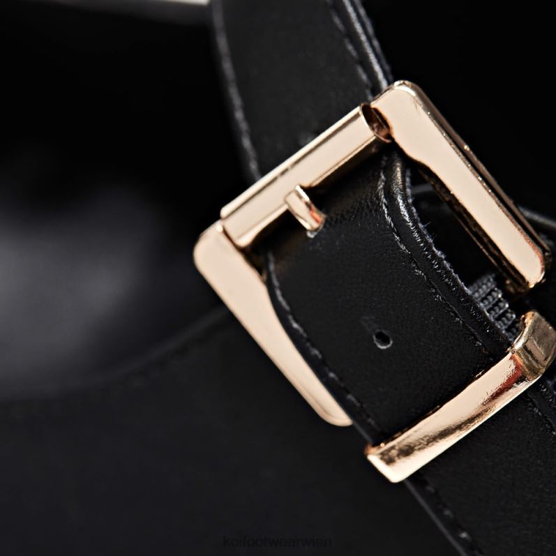 Mary-Jane-Schuh | Koi Footwear Tira Wide Fit Mary Janes Kunstleder-Edition B6R0425 Schwarz Frauen