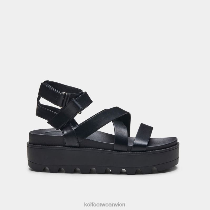 Sandale | Koi Footwear Crix klobige Flatform-Sandalen B6R04143 Schwarz Frauen