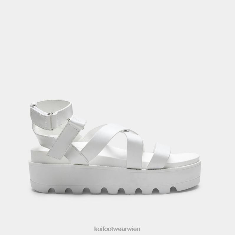 Sandale | Koi Footwear Crix klobige Flatform-Sandalen B6R04144 Weiß Frauen