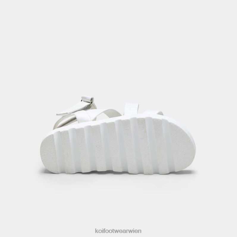 Sandale | Koi Footwear Crix klobige Flatform-Sandalen B6R04144 Weiß Frauen