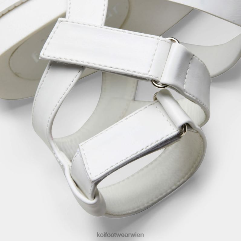Sandale | Koi Footwear Crix klobige Flatform-Sandalen B6R04144 Weiß Frauen