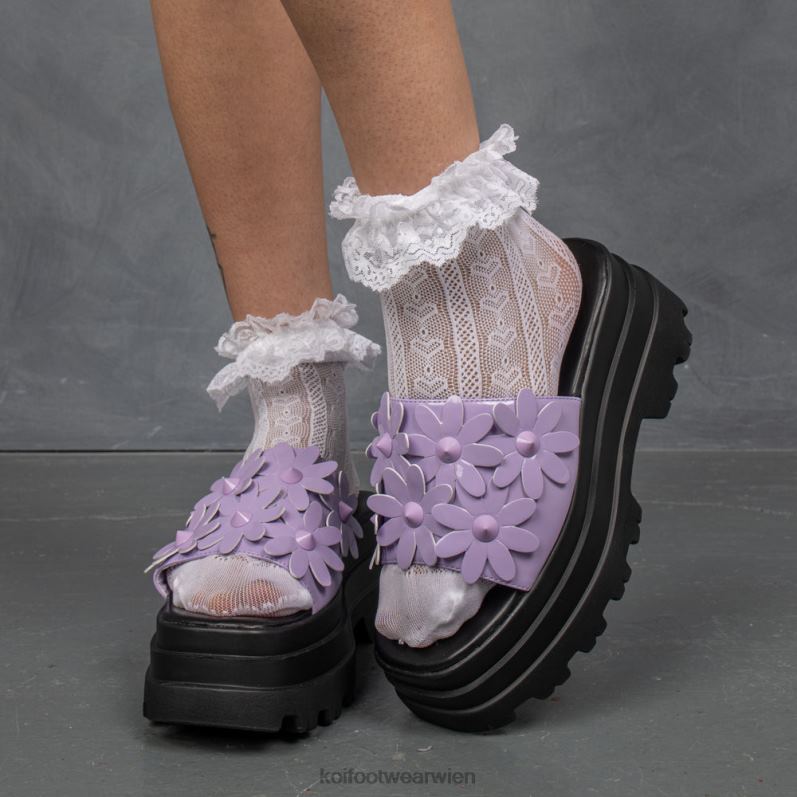 Sandale | Koi Footwear Ein geheimer Lavendel-Arrangement-Schieber B6R04149 lila Frauen