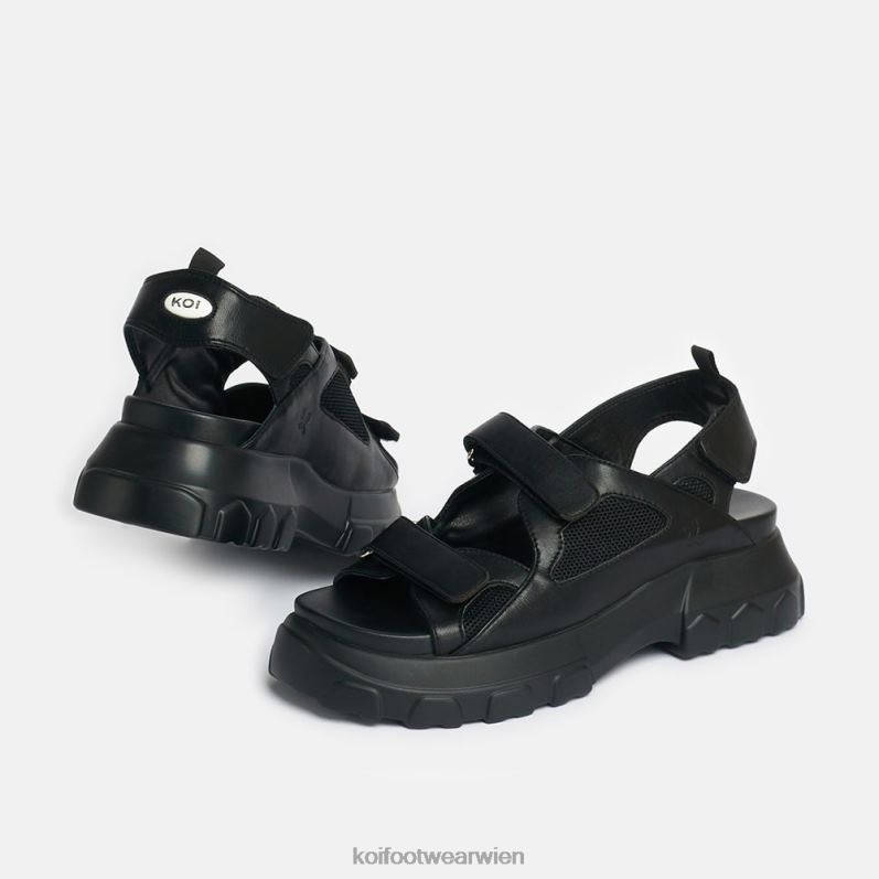Sandale | Koi Footwear Fated Love klobige Sandalen B6R04129 Schwarz Frauen