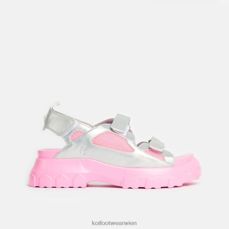 Sandale | Koi Footwear Fated Love klobige Sandalen B6R04130 Silber Frauen