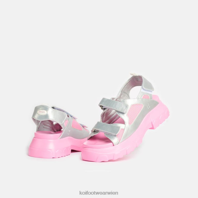 Sandale | Koi Footwear Fated Love klobige Sandalen B6R04130 Silber Frauen