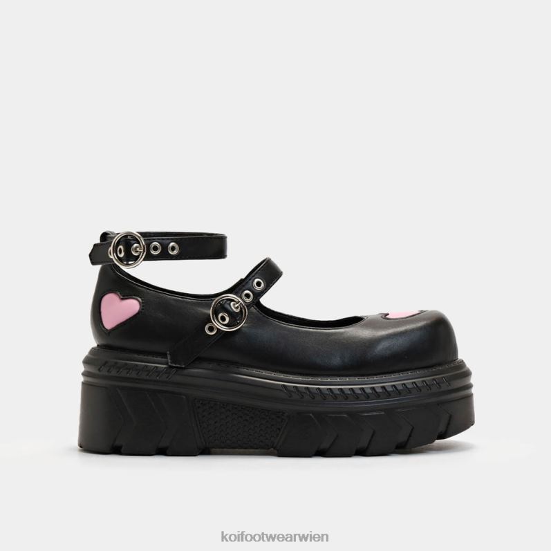 Schuh | Koi Footwear Schuhe zum Herzklopfen eines Kriegers B6R0455 Schwarz Frauen