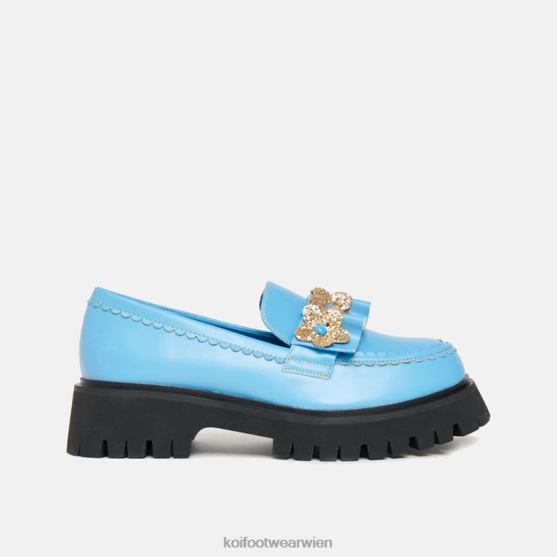 Slipper | Koi Footwear Sonnenuntergang hinterlässt Blumen-Slipper B6R0441 Blau Frauen