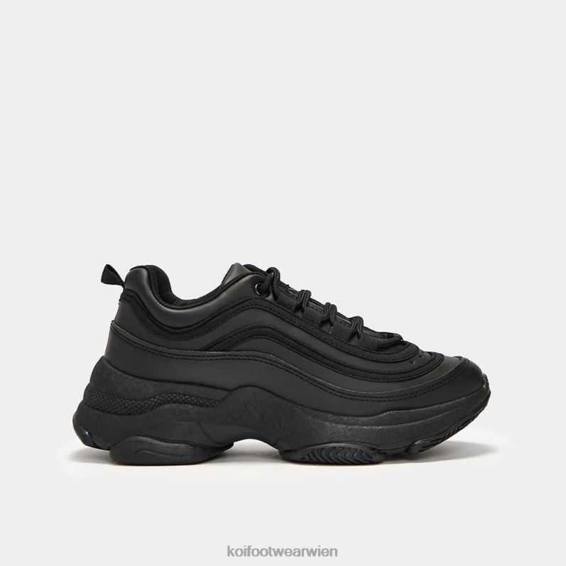 Trainer | Koi Footwear Lizzies v2 extra klobige Turnschuhe B6R04120 Schwarz Frauen