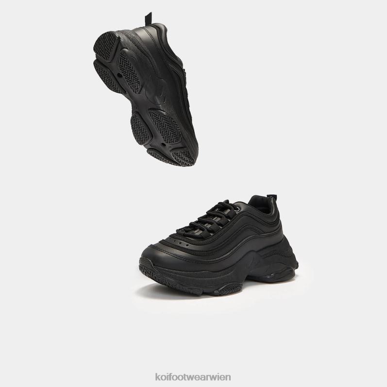 Trainer | Koi Footwear Lizzies v2 extra klobige Turnschuhe B6R04120 Schwarz Frauen