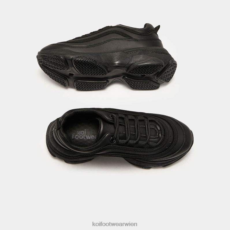 Trainer | Koi Footwear Lizzies v2 extra klobige Turnschuhe B6R04120 Schwarz Frauen