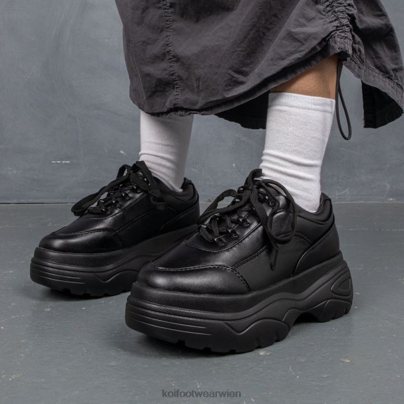 Trainer | Koi Footwear Stürmer-Sneaker mit klobiger Blase B6R04115 Schwarz Frauen