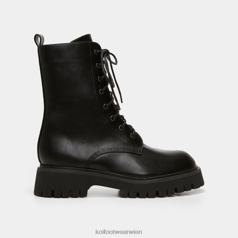Boot | Koi Footwear Anker-Militärschnürstiefel B6R0488 Schwarz Frauen