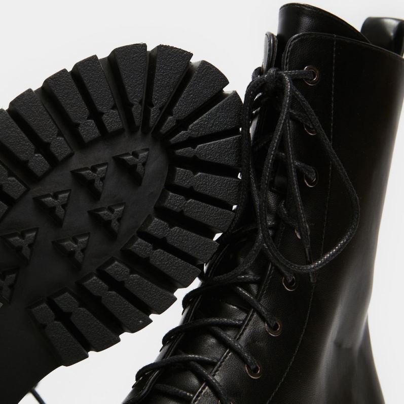 Boot | Koi Footwear Anker-Militärschnürstiefel B6R0488 Schwarz Frauen