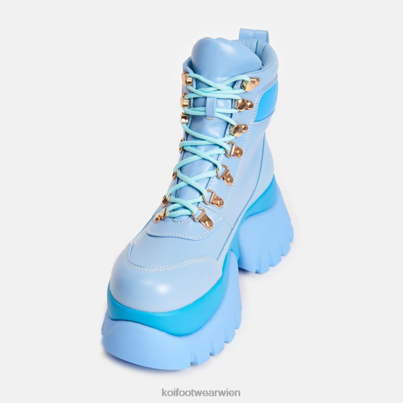 Boot | Koi Footwear Heulsuse Vilun Plateaustiefel B6R04106 Blau Frauen