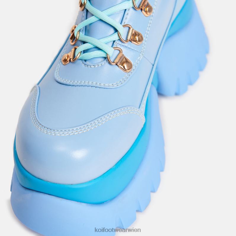 Boot | Koi Footwear Heulsuse Vilun Plateaustiefel B6R04106 Blau Frauen