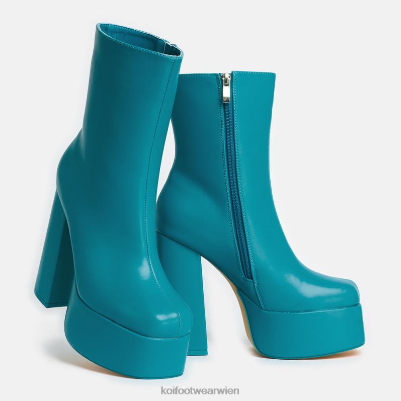 Boot | Koi Footwear Lexus Stahlstiefel mit Plateauabsatz B6R0471 Blau Frauen