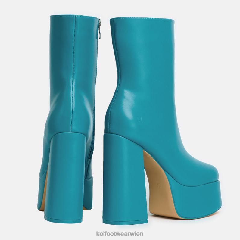 Boot | Koi Footwear Lexus Stahlstiefel mit Plateauabsatz B6R0471 Blau Frauen