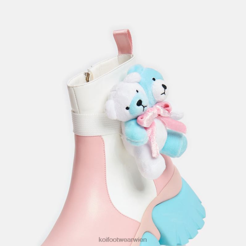 Boot | Koi Footwear Pastellfarbene Teddybär-Plateaustiefel B6R04107 multi Frauen