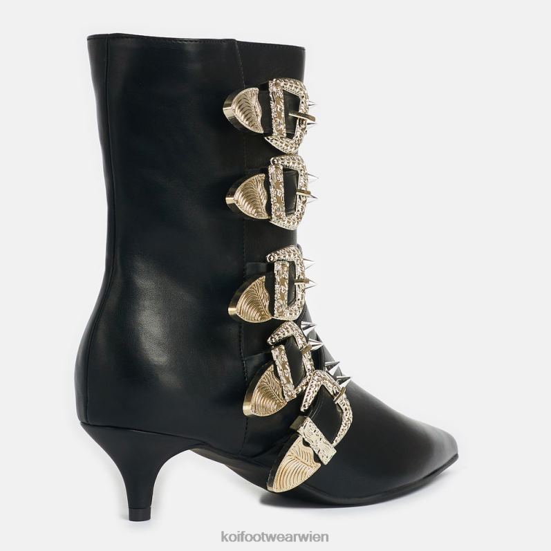 Boot | Koi Footwear Verräterzone-Stiefel mit Spikes B6R0487 Schwarz Frauen