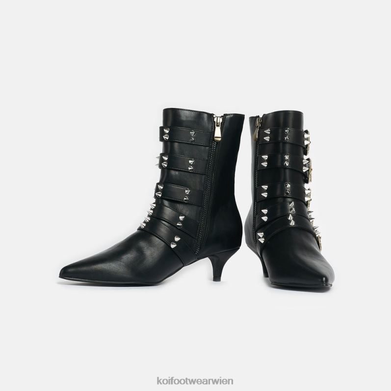 Boot | Koi Footwear Verräterzone-Stiefel mit Spikes B6R0487 Schwarz Frauen